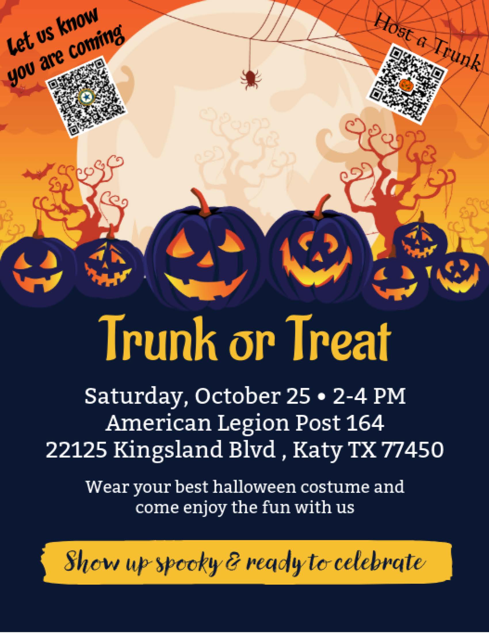 2025 Trunk or Treat Post 164 Katy